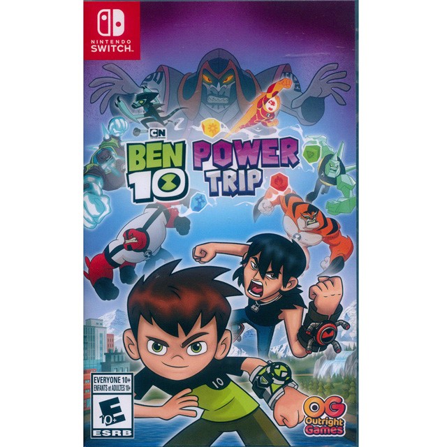 NS Switch《少年駭客：威力旅程 Ben 10: Power Trip》中英日文美版