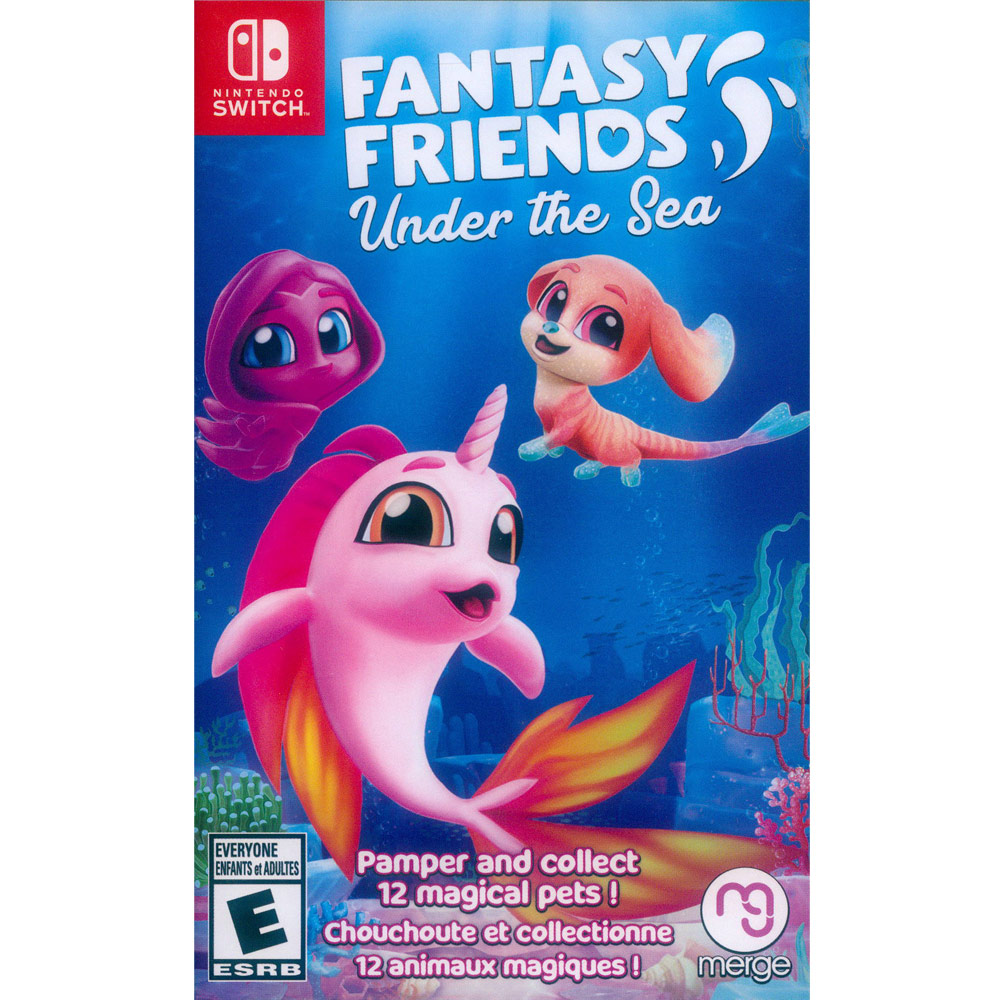 NS Switch《 夢幻朋友: 海底 Fantasy Friends - Under The Sea 》中英日文美版