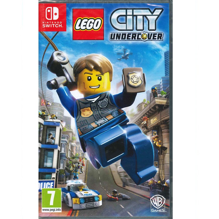 Nintendo Switch 樂高小城 臥底密探 LEGO City Undercover 中文版 歐版封面
