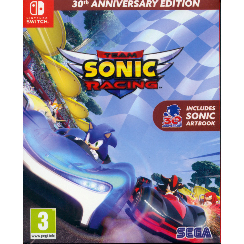 NS Switch《音速小子 搭檔組隊大賽車 30週年記念版 Team Sonic Racing: 30th》英日文歐版