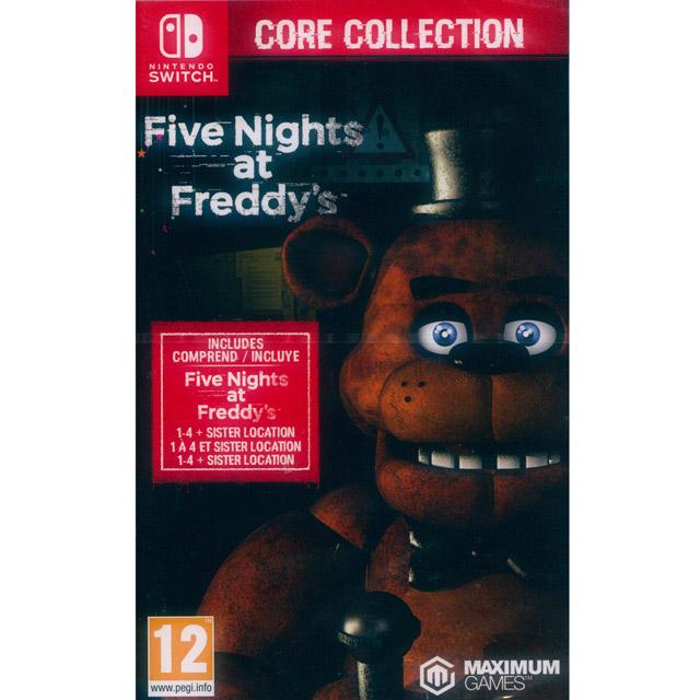 NS Switch《佛雷迪的五夜驚魂：核心合輯 Five Nights at Freddys Core Collection》英文歐版