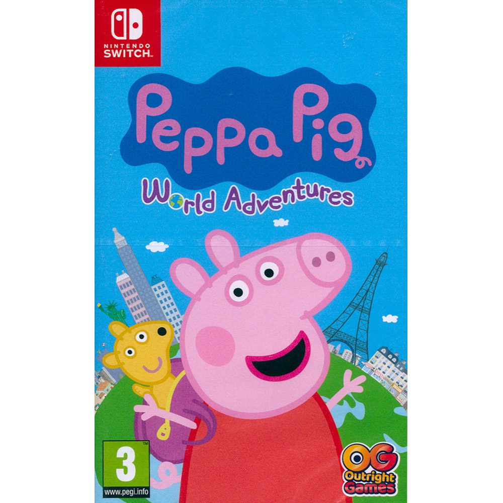 NS Switch《佩佩豬：世界大冒險 Peppa Pig: World Adventures》英文歐版