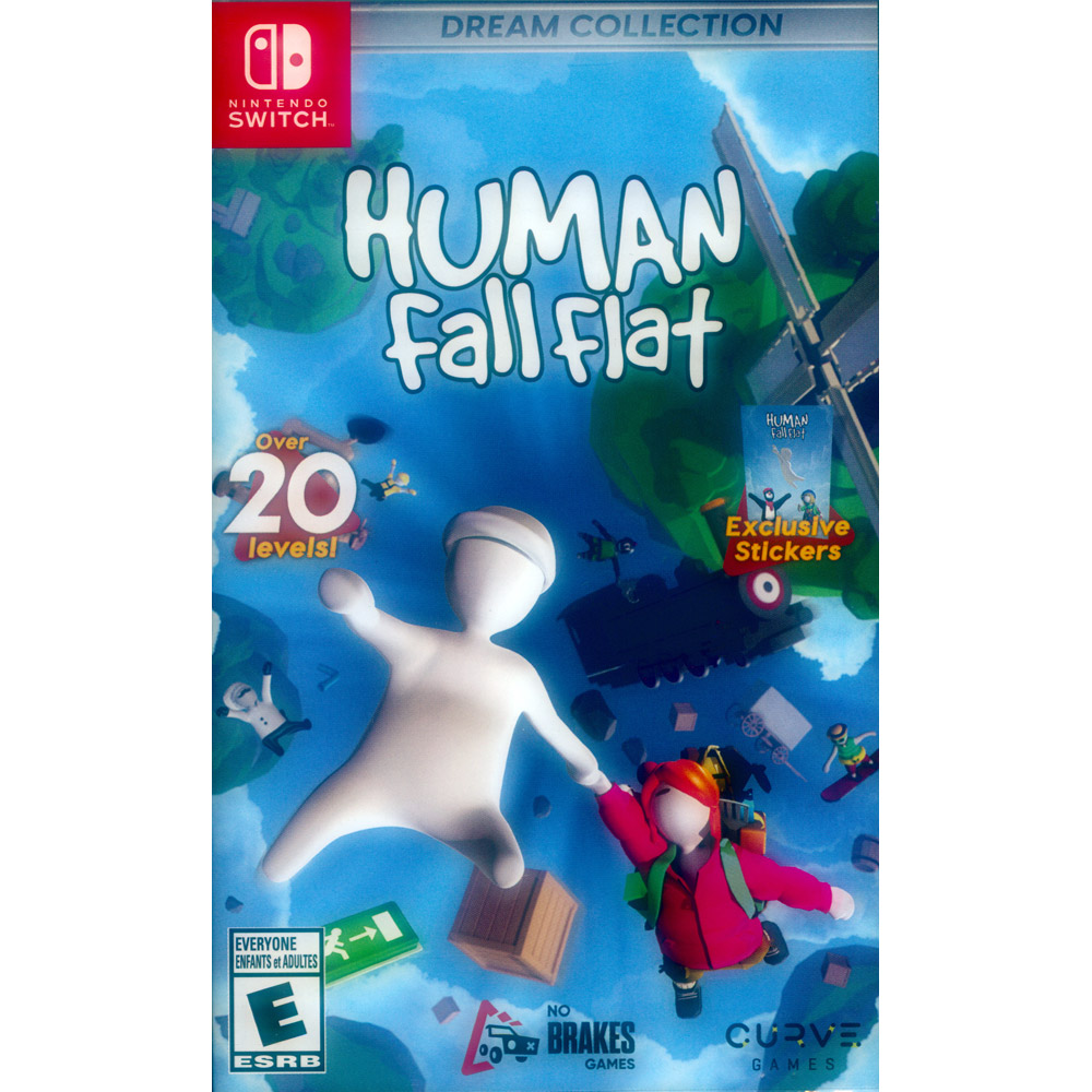 NS Switch《人類:一敗塗地夢想集 Human Fall Flat Dream Collection》中英日文美版