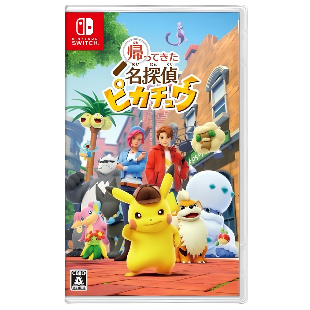 【Nintendo 任天堂】Switch 名偵探皮卡丘 閃電回歸 國際版支援中文