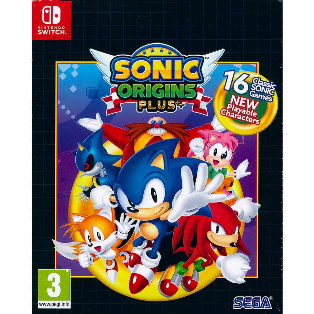 NS Switch《索尼克 起源 PLUS SONIC ORIGINS PLUS》中英日文歐版