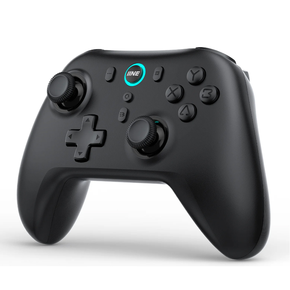 良值 Nintendo Switch 刀鋒系列 2.4G 喚醒無線連發可調節震動手把 (公司貨) 午夜黑 L983 支援多平臺