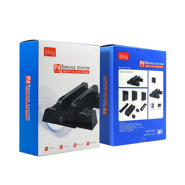 PS4 PRO / PS4 SLIM / PS4 三合一多功能散熱底座 風扇+雙充+碟架