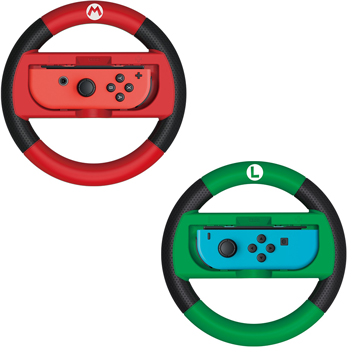 HORI Nintendo Switch 方向盤 (瑪利歐&路易吉) 二入組