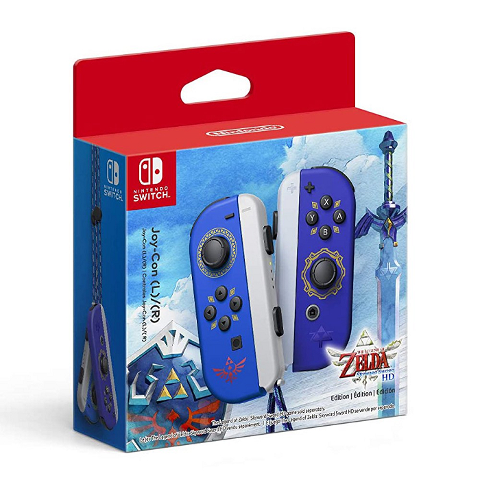 任天堂NS Joy-Con 薩爾達傳說 禦天之劍 HD特別款