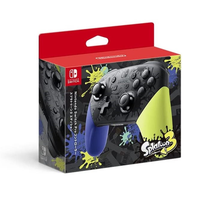 Nintendo Switch 原廠 PRO 手把 控制器 漆彈大作戰 斯普拉遁 3 配色
