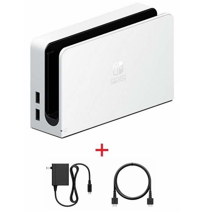 Nintendo Switch OLED 原廠 底座組合 白色 臺灣公司貨 裸裝全新品