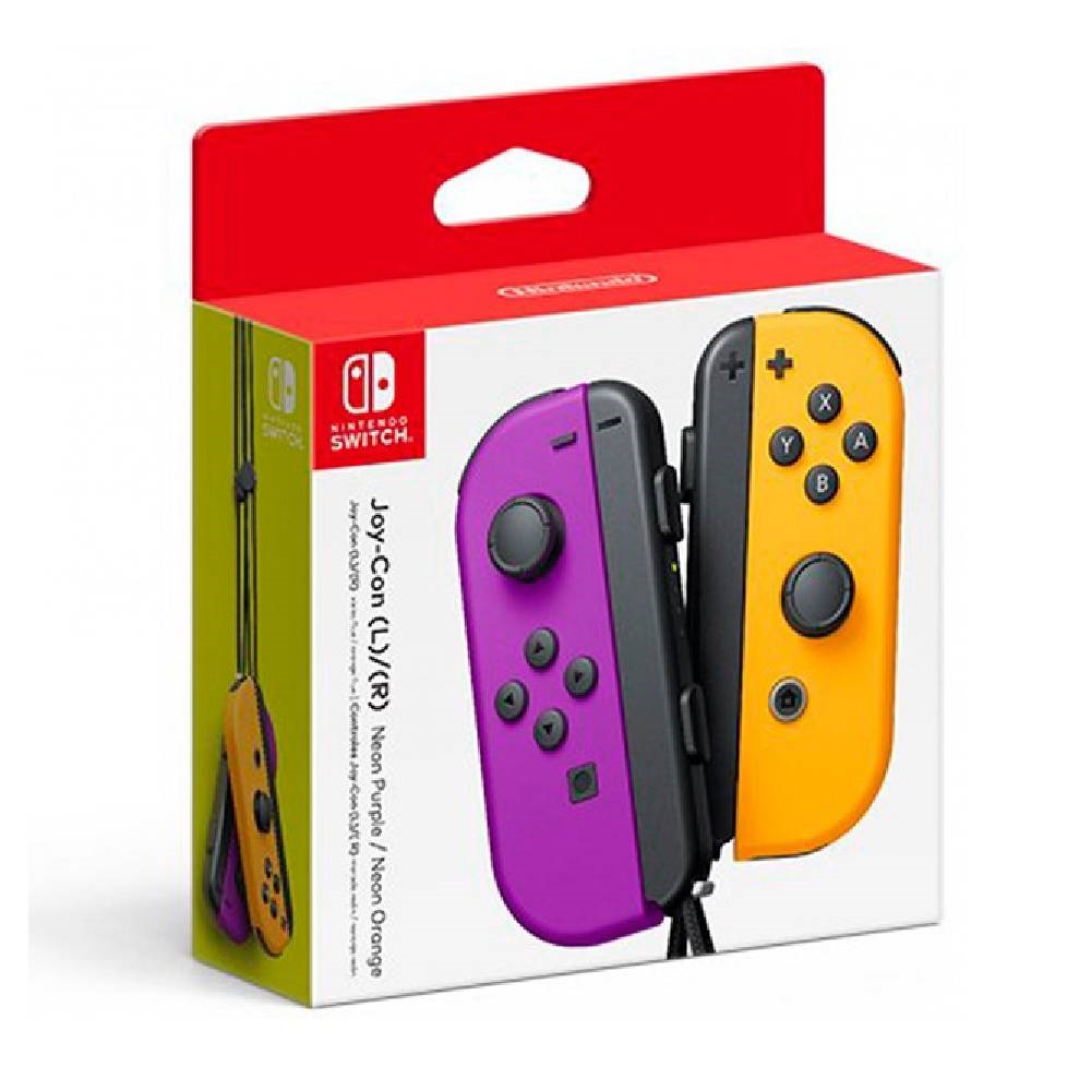 【Nintendo 任天堂】Switch Joy-Con 左右手控制器 電光紫/電光橙 台灣公司貨