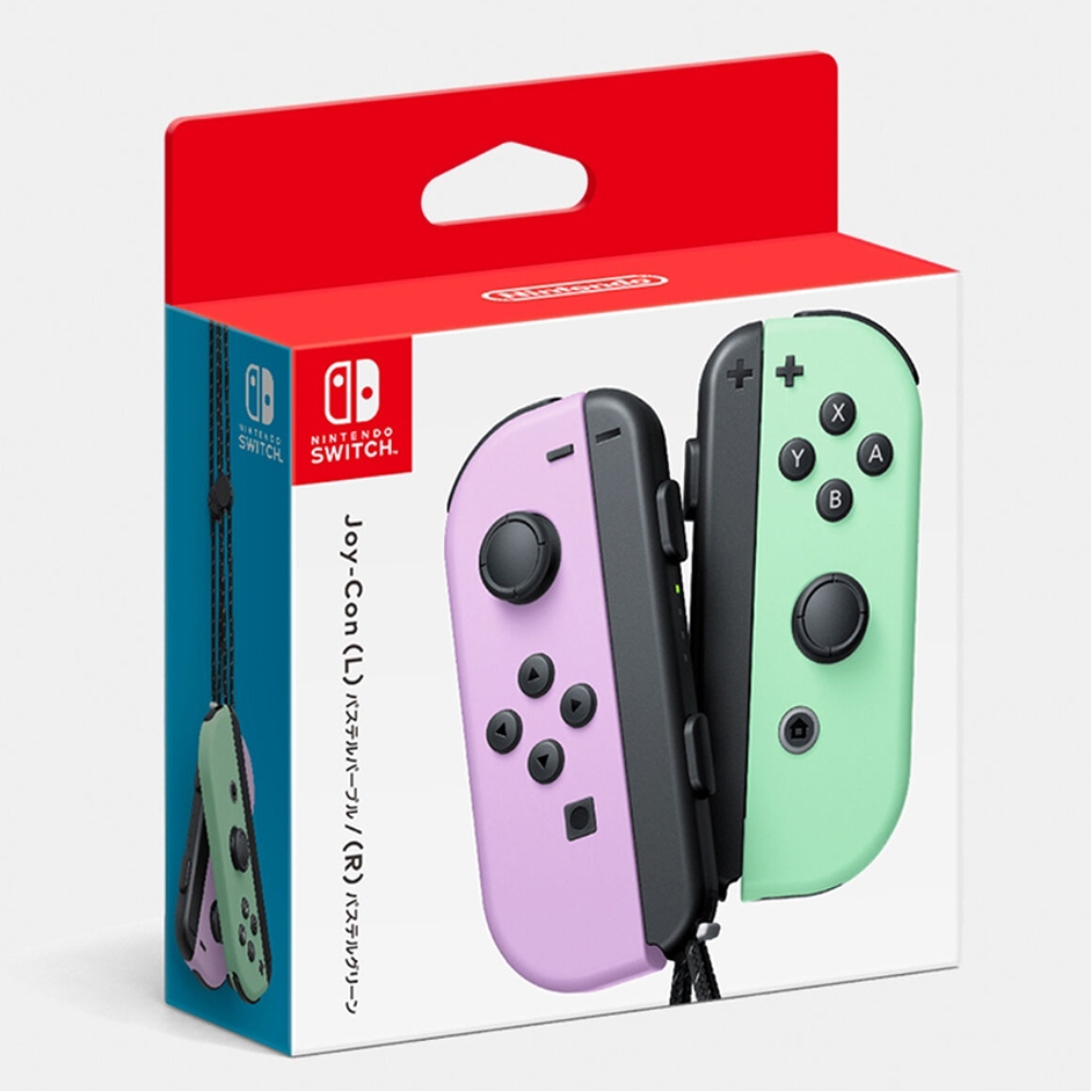 【Nintendo 任天堂】Switch Joy-Con 左右手控制器 淡雅紫/淡雅綠 臺灣公司貨