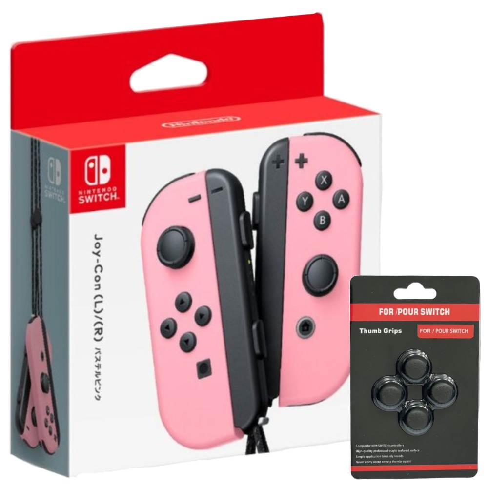 【Nintendo 任天堂】Switch Joy-Con 左右手控制器 淡雅粉紅 臺灣公司貨