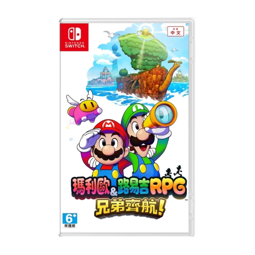 【Nintendo 任天堂】Switch 瑪利歐＆路易吉RPG 兄弟齊航！ 中文版