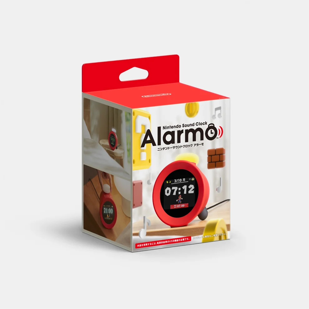任天堂 Nintendo Sound Alarmo Clock 遊戲主題智慧鬧鐘