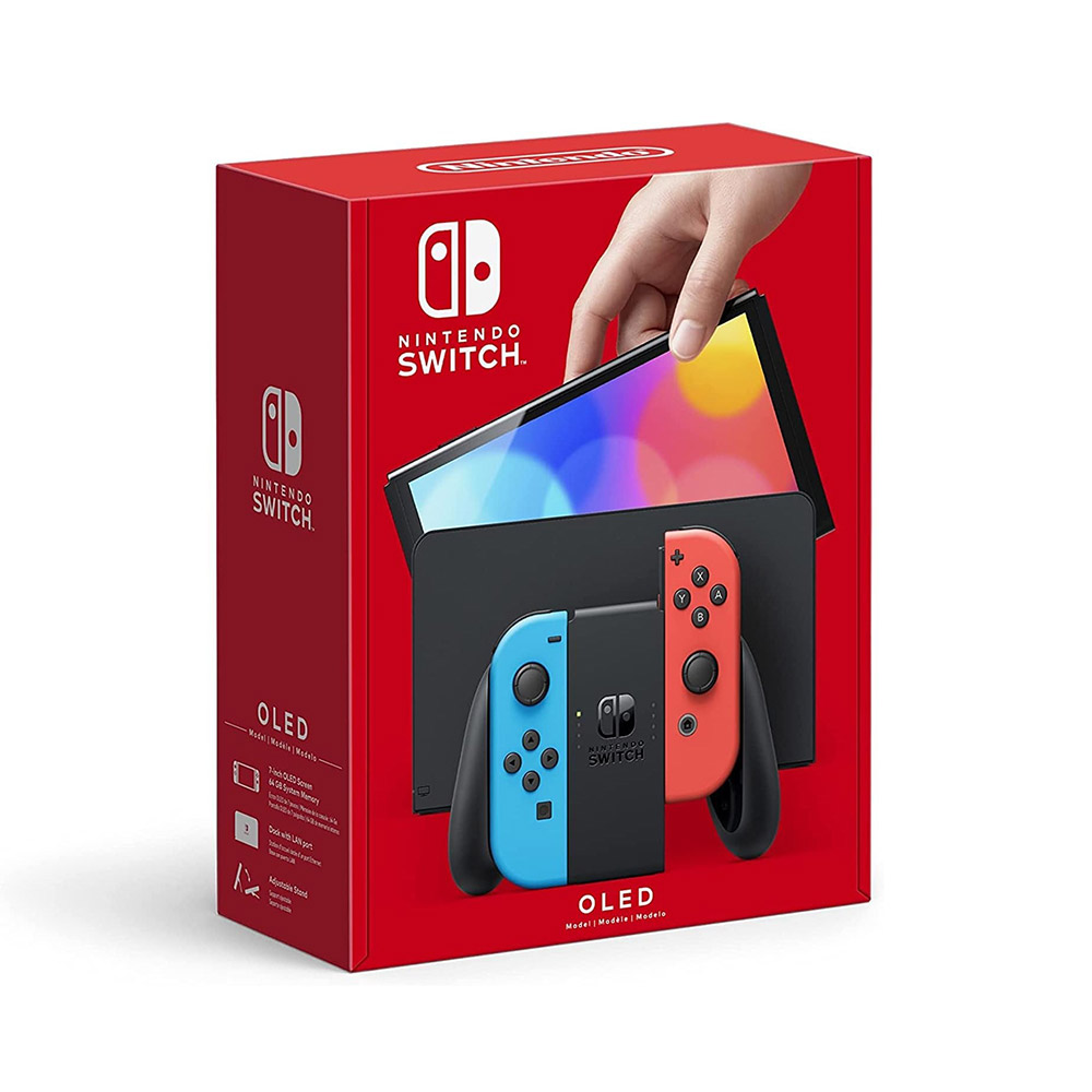 Nintendo Switch OLED 國際版主機 (電光藍 電光紅)
