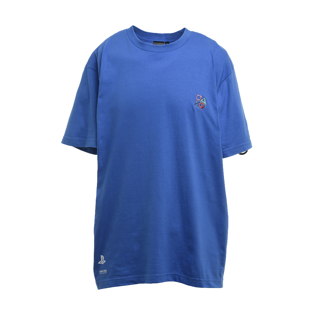 PlayStation噴繪藝術T恤-藍