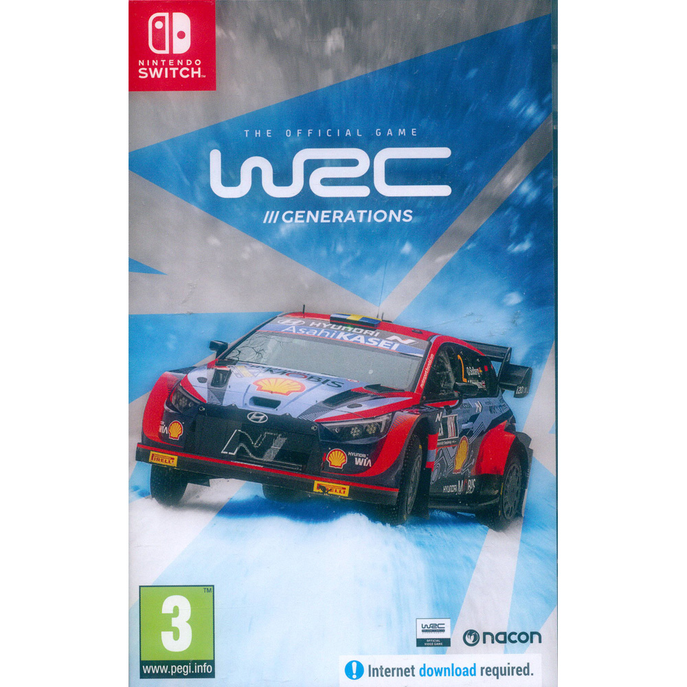 NS Switch《世界越野冠軍賽 世代 WRC Generations》中英日文歐版