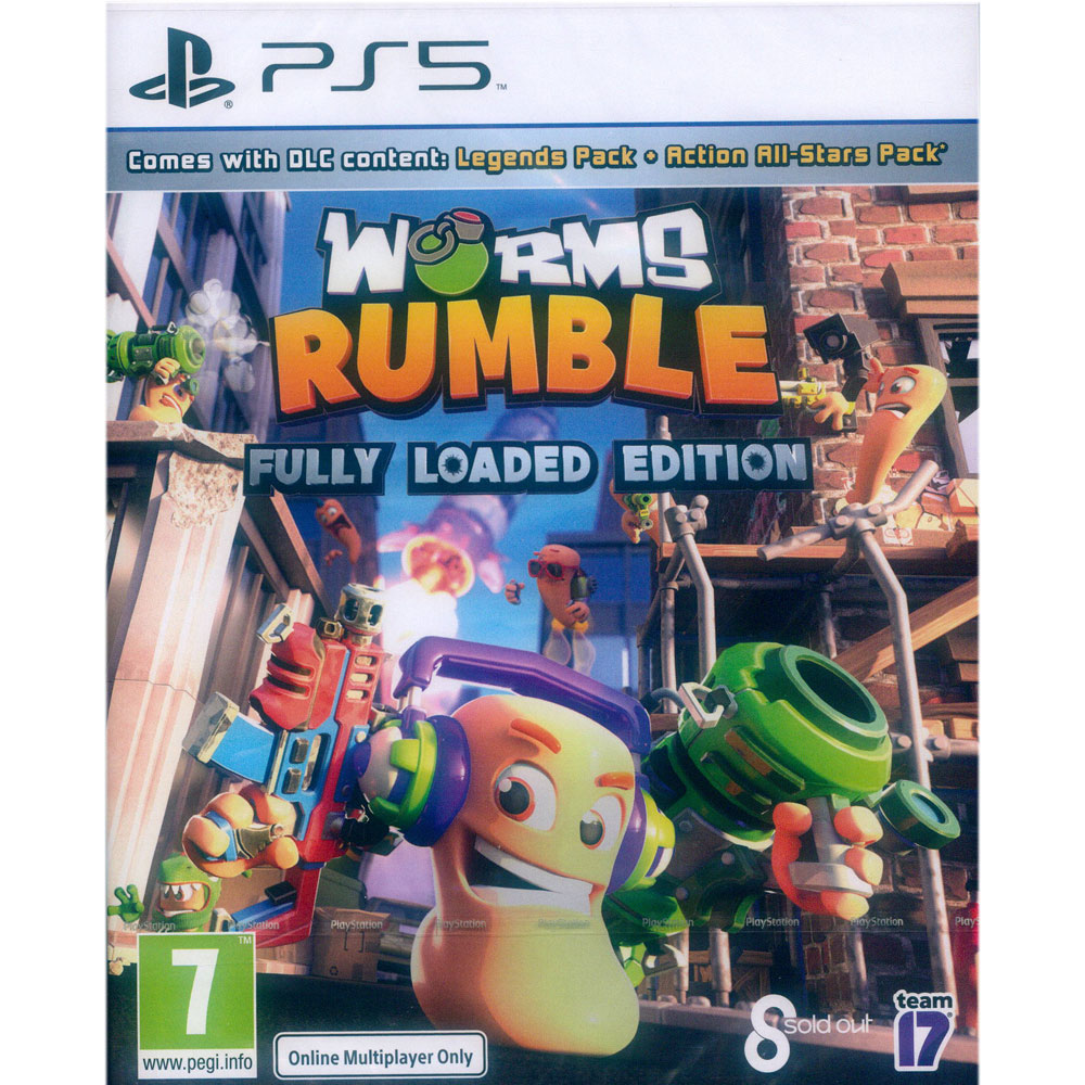 PS5《百戰天蟲大混戰 完全版 Worms Rumble - Fully Loaded Edition》中英日文歐版