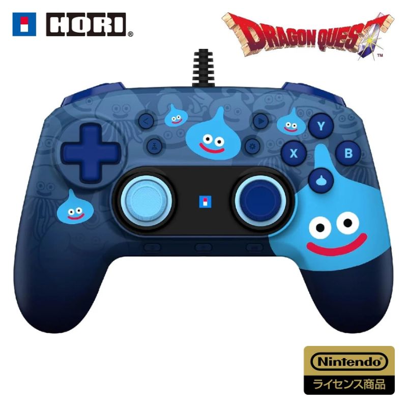 HORI《勇者鬥惡龍 史萊姆》OCTA 直立搖桿型 有線控制器 (For PC) HPC-083