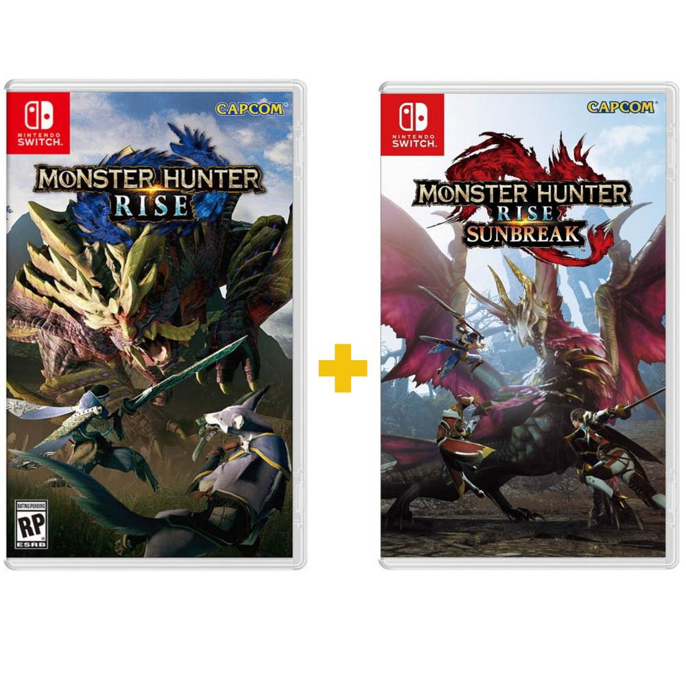 任天堂 Switch 魔物獵人 崛起+破曉下載序號盒裝版 中文版