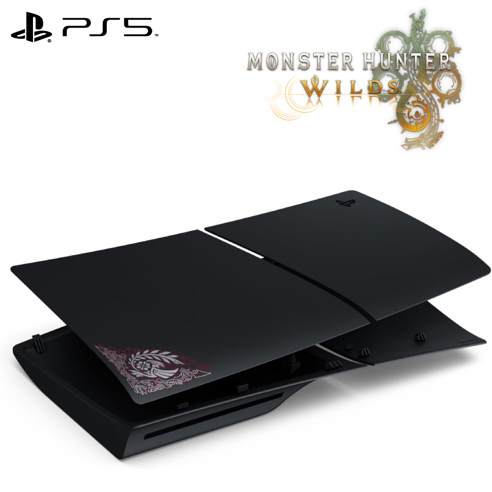 PS5《 Slim 專用主機護蓋 (魔物獵人 荒野款) 》日本公司貨