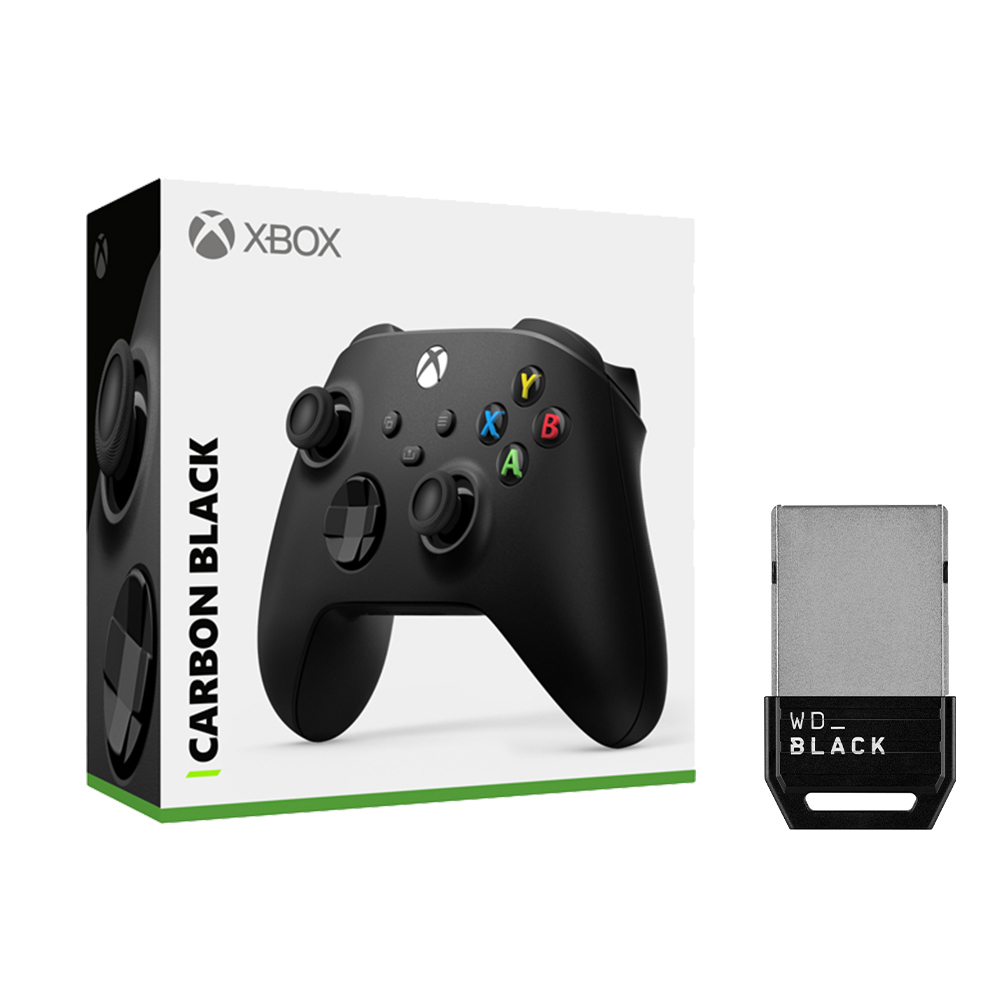 Xbox 無線控制器(磨砂黑) + WD_BLACK™ C50 512G 擴充卡