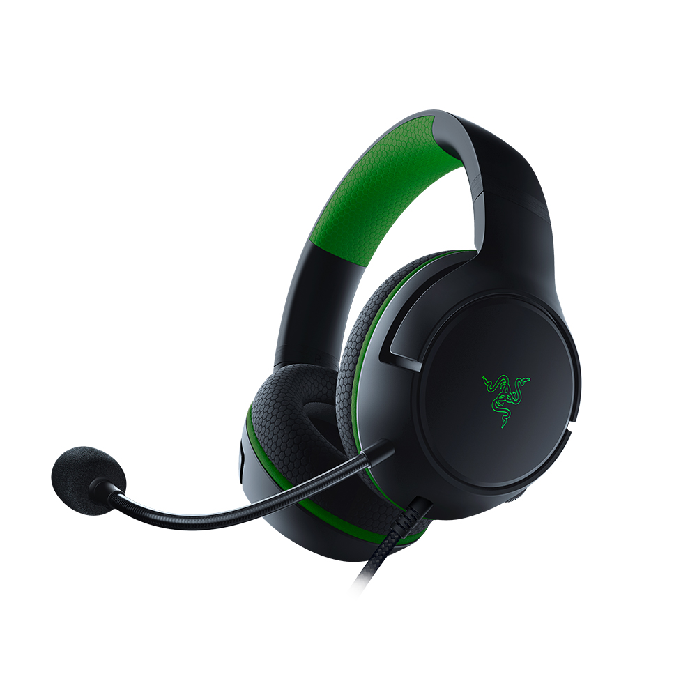 Razer Kaira X 頭戴有線電競耳機-XBOX認證-黑綠