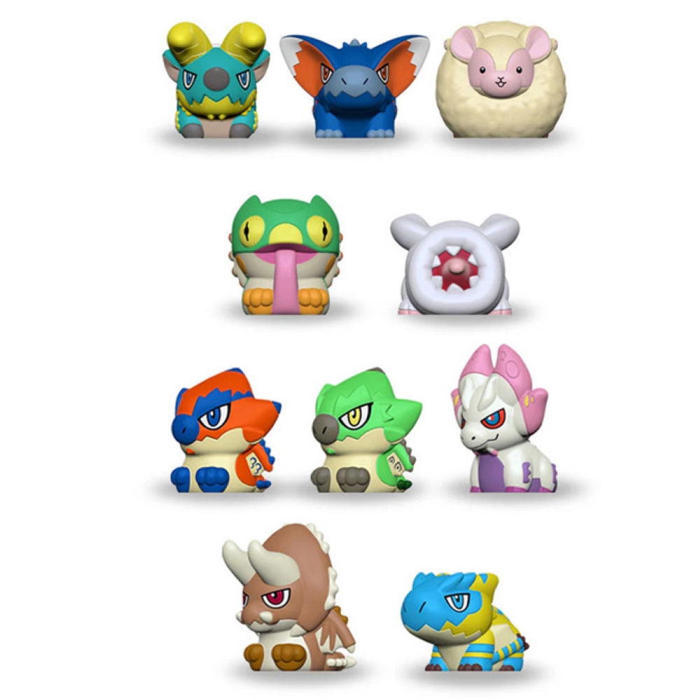 CAPCOM 盒玩CFB 指套公仔魔物獵人Vol.1 全十種