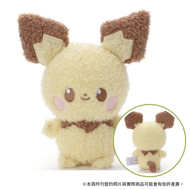 Takara Tomy 寶可夢中心 皮丘布偶 POKEPEACE TTA 絨毛玩偶