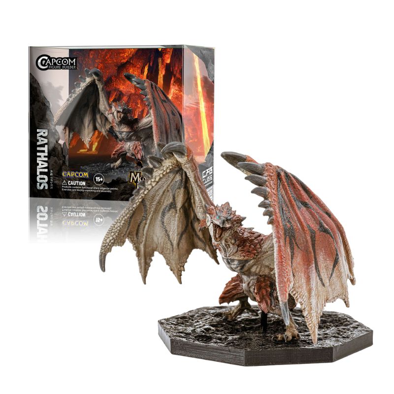 CAPCOM CFB 魔物獵人 CUBE 火龍 PVC 模型公仔 手辦