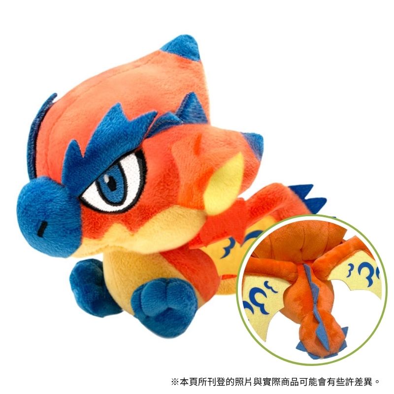 CAPCOM 卡普空 魔物獵人 玩偶 娃娃 雄火龍