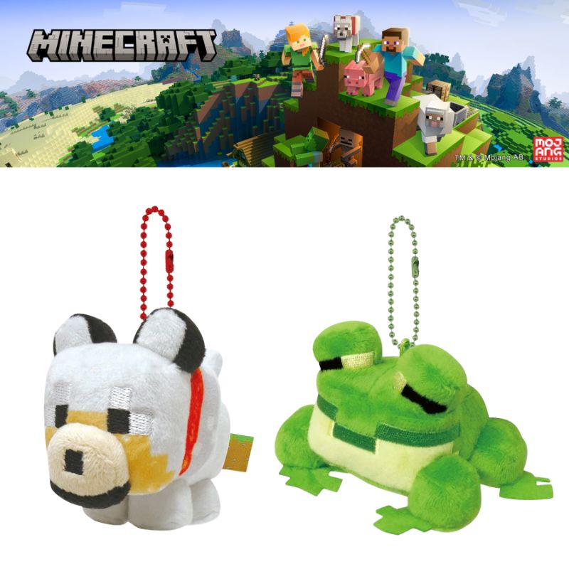 日本正版 Minecraft麥塊 當個創世神 我的世界 絨毛吊飾娃娃【動物系列】