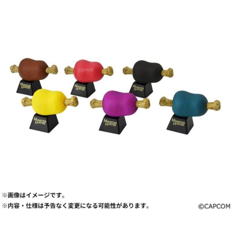 CAPCOM 盒玩 魔物獵人 桌面小物 肉之系列 中盒6入