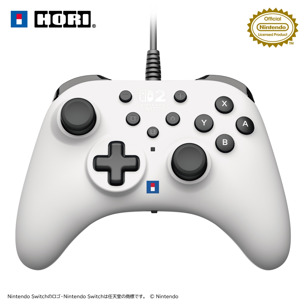 HORI NS2 有線控制器 TURBO -白色(NSX-065)