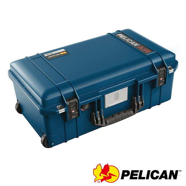 美國 PELICAN 1535TRVL Air 輪座拉桿超輕氣密箱-(藍)(PC015350-0080-125)