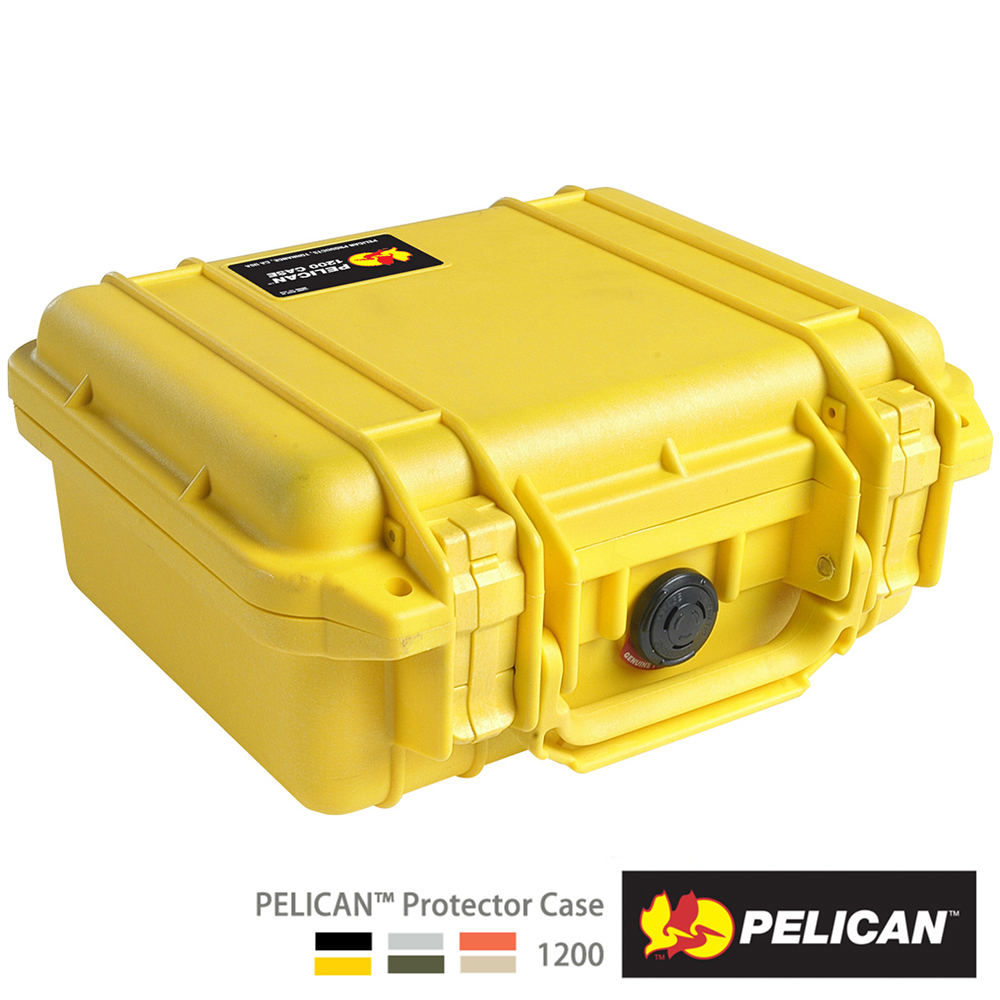 PELICAN 1200 NF 氣密箱 空箱-黃色