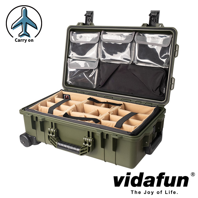Vidafun V22GB-INS-2211 綠色防水氣密箱