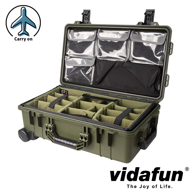Vidafun V22GB-ING-2211 綠色防水氣密箱