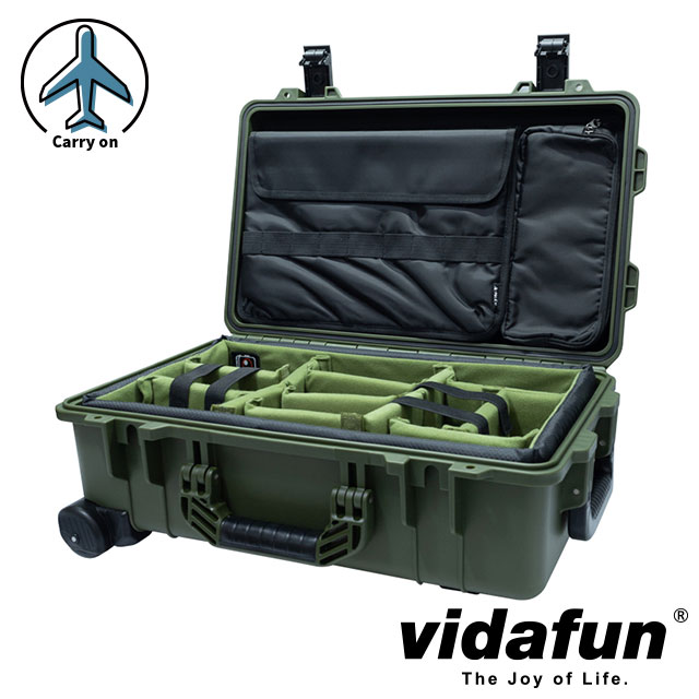 Vidafun V22GB-ING-2215 綠色防水氣密箱