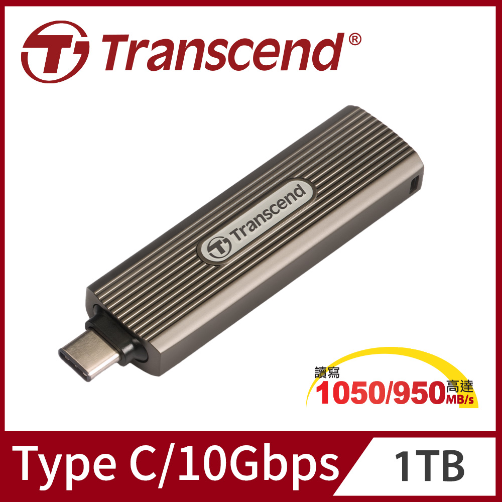 Transcend 創見 ESD330C 1TB Type C高速固態行動碟 (TS1TESD330C)