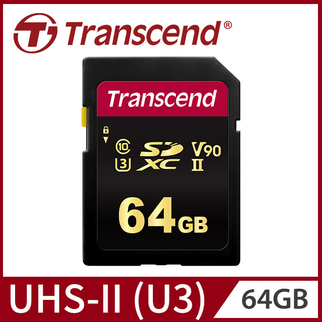 Transcend 創見 64GB SDC700S SDXC UHS-II U3(V90)記憶卡(TS64GSDC700S)