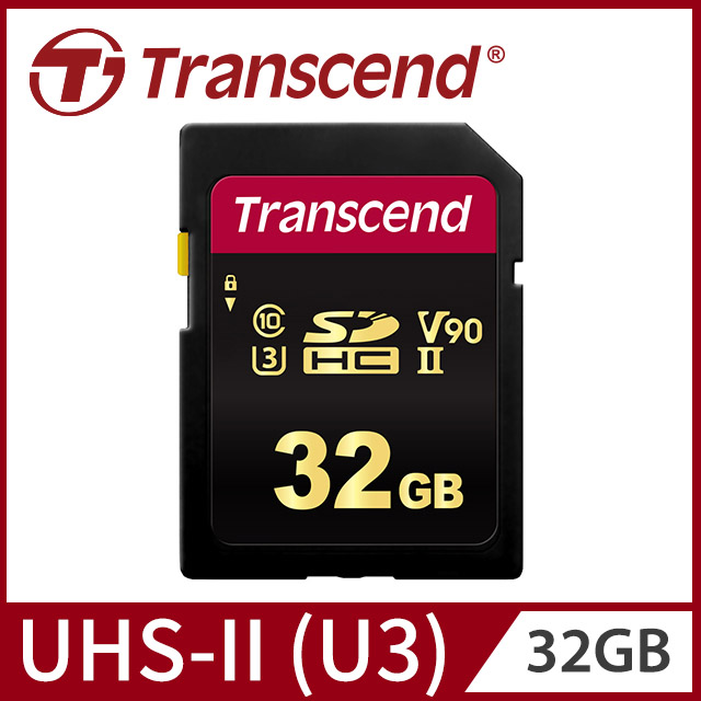 Transcend 創見 32GB SDC700S SDHC UHS-II U3(V90)記憶卡(TS32GSDC700S)