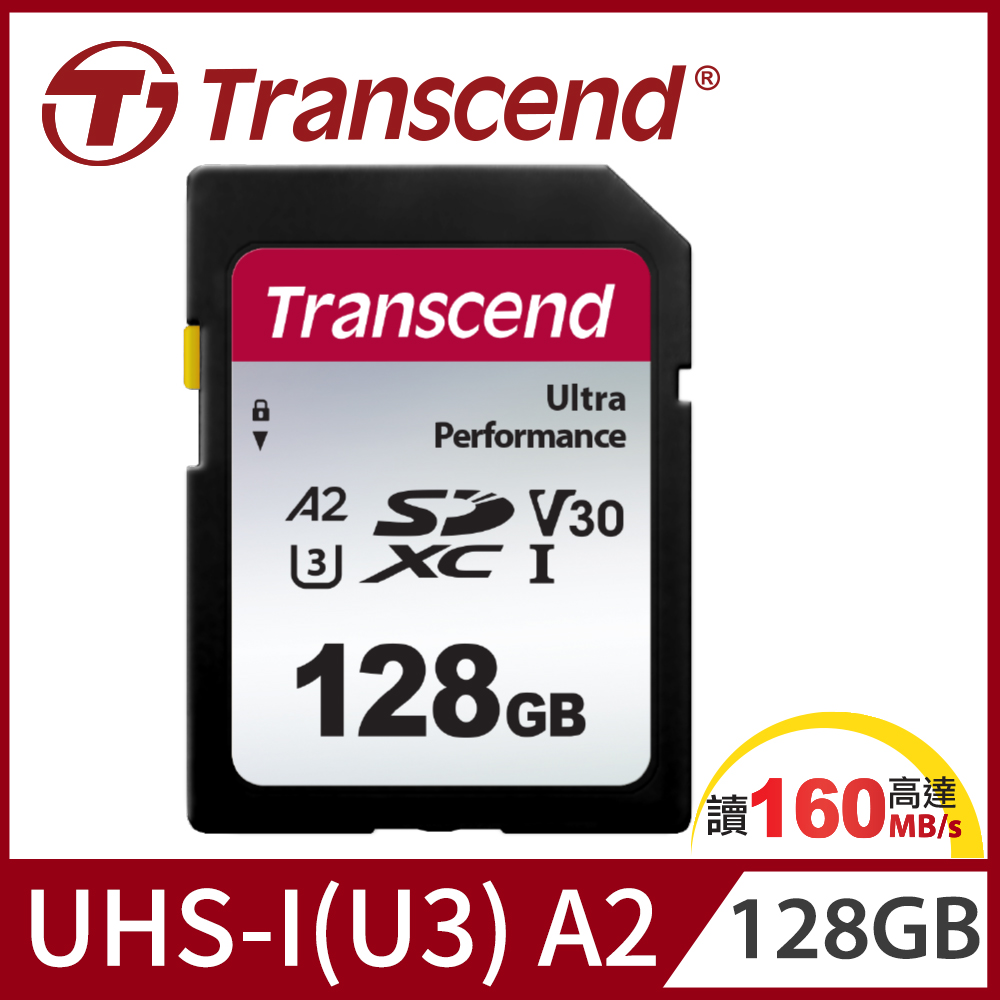 Transcend 創見 SDC340S SDXC UHS-I U3 (V30/A2)128GB記憶卡 (TS128GSDC340S)