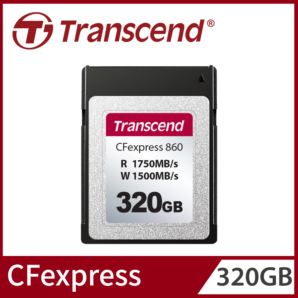 Transcend 創見 CFexpress Type B 320GB 記憶卡(TS320GCFE860)