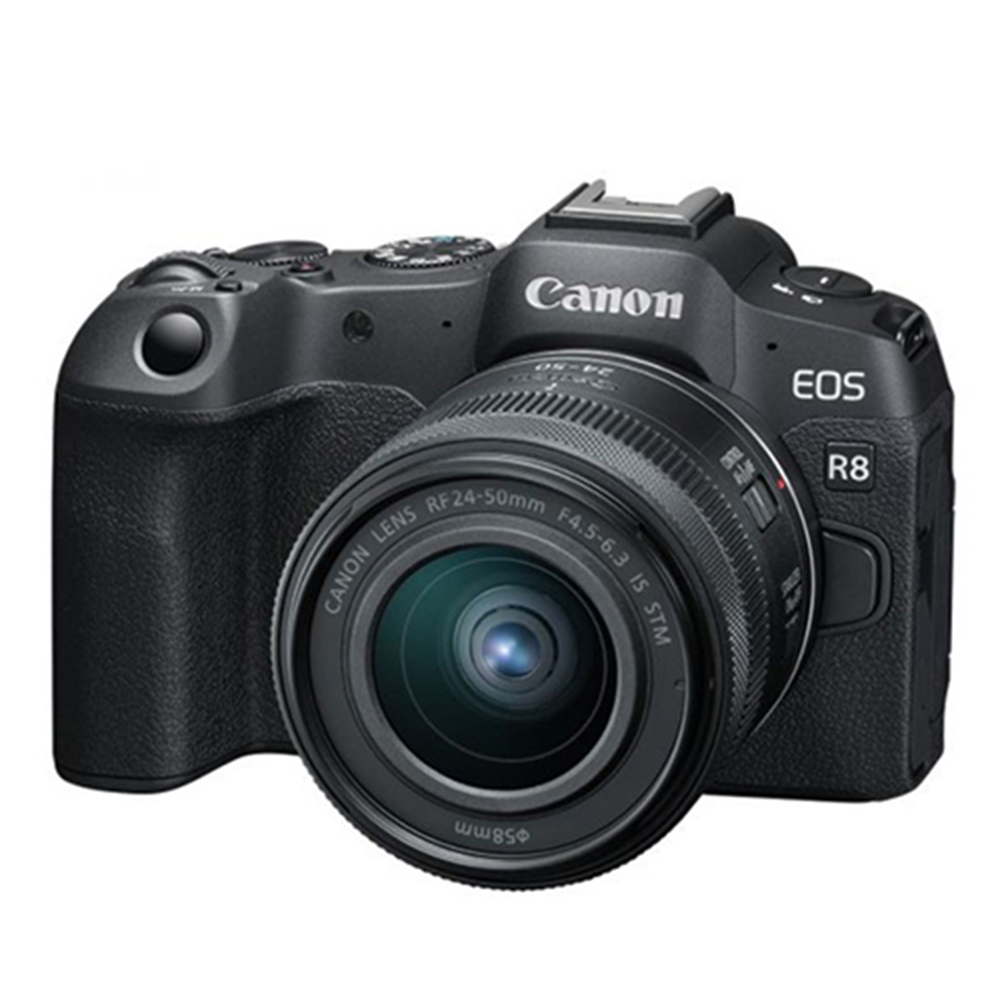 Canon R8+RF 24-50mm F4.5-6.3 IS STM 套組 (公司貨) 128G全配組
