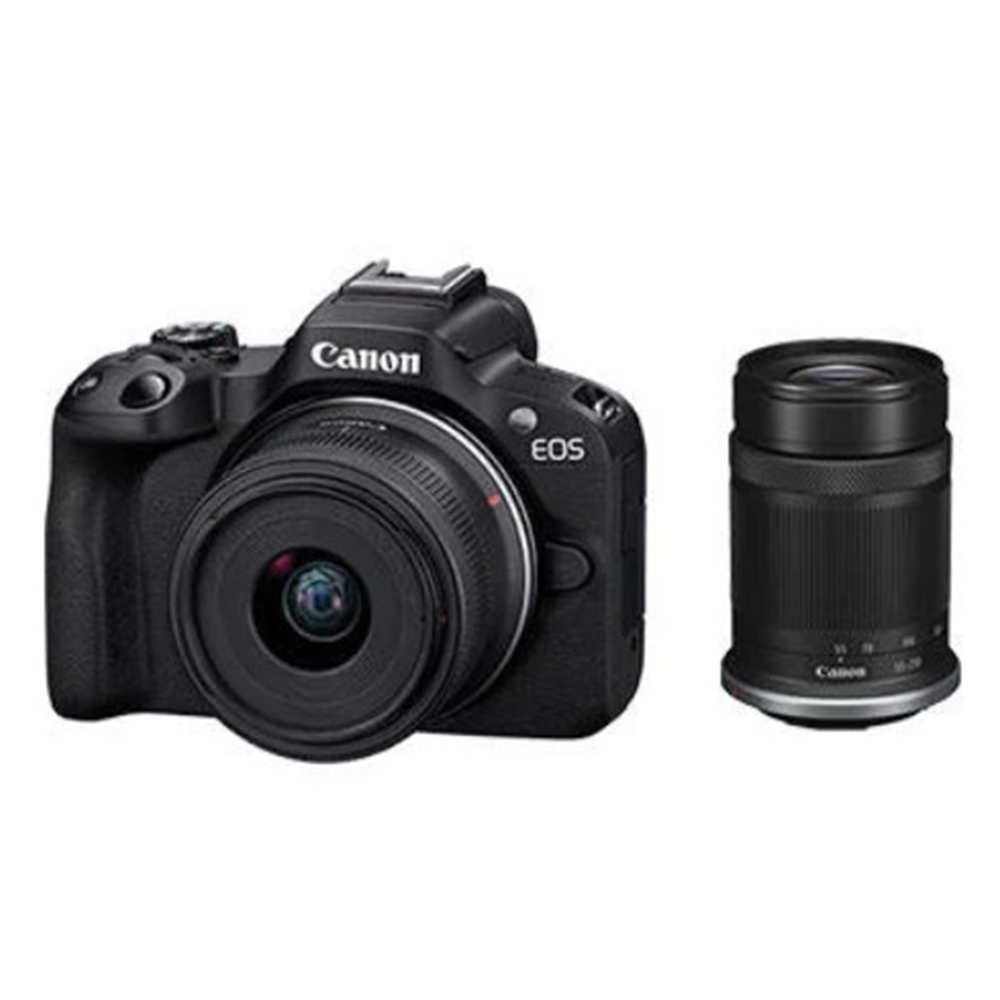 Canon EOS R50 + RF-S 18-45mm/55-210mm雙鏡組 (公司貨) 128G全配組