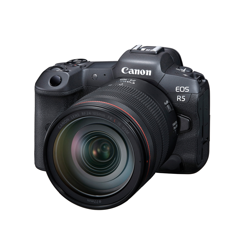 Canon EOS R5 + RF 24-105mm f/4L IS USM 標準變焦鏡頭組(公司貨)