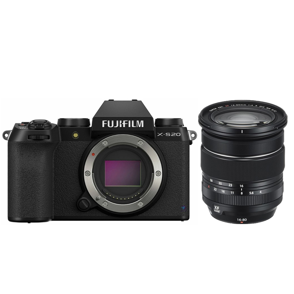 FUJIFILM 富士 X-S20+XF 16-80mm F4 單鏡組(XS20，公司貨)128G全配組